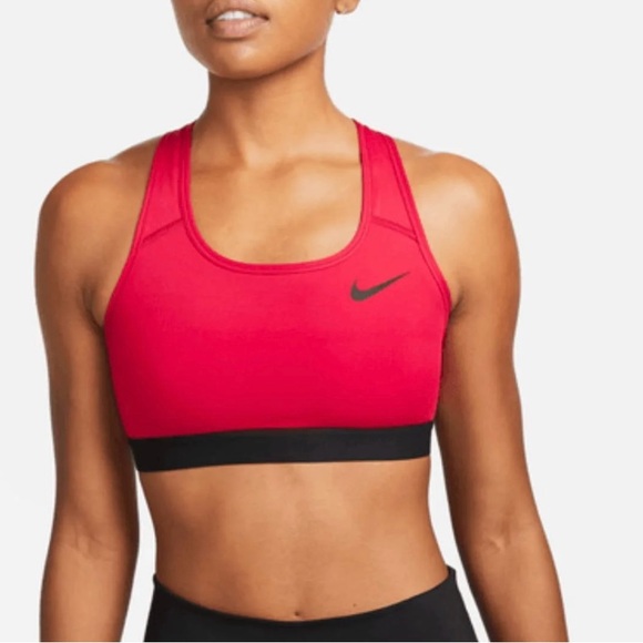 Nike Women's Red Sports Bra - Picture 1 of 7